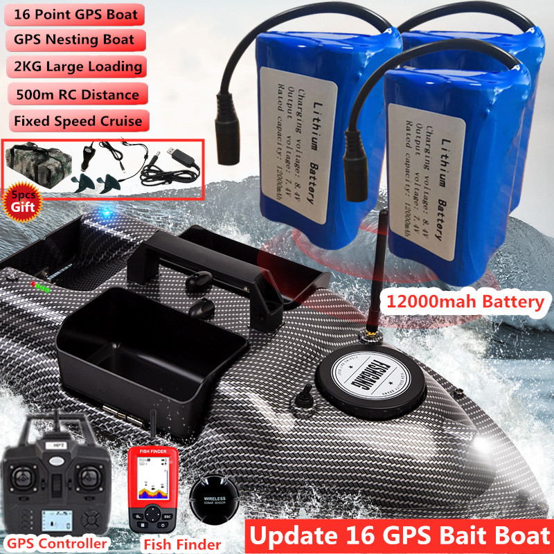 Fish Finder Transducer - Bateau d'appât de pêche RC, croisière