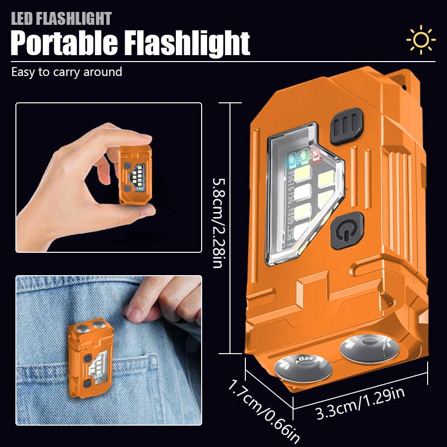 Mini porte-clés EDC lampe de p - Fishing Light avis et prix