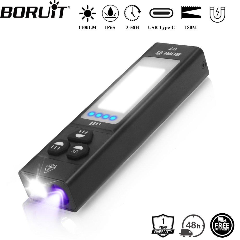 BORUiT U7 UV LED EDC lampe de  - Fishing Light avis et prix