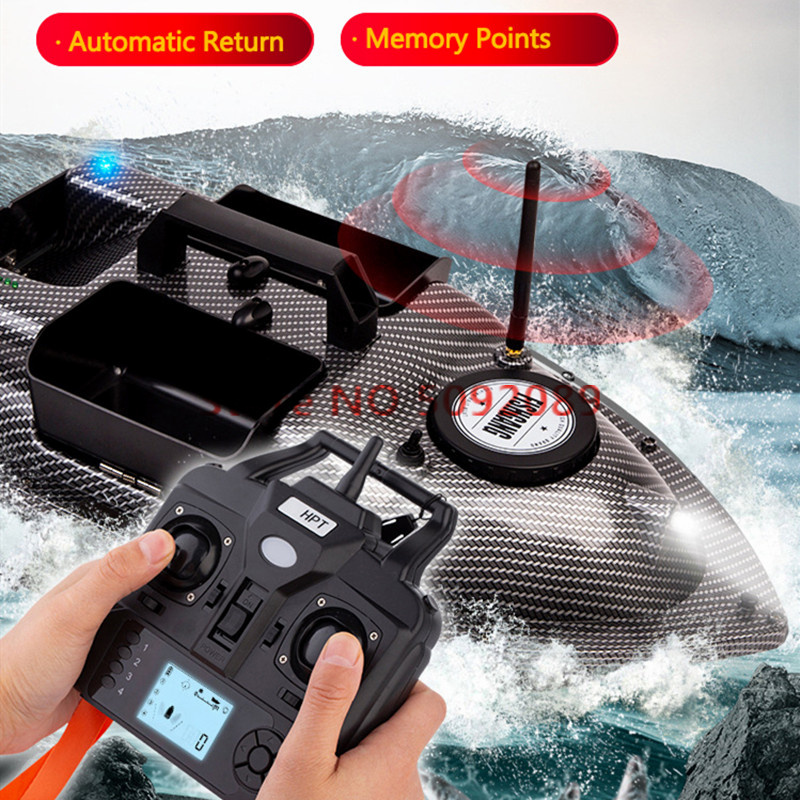 Bateau d'appât de pêche RC, cr - Fish Finder Transducer avis et prix